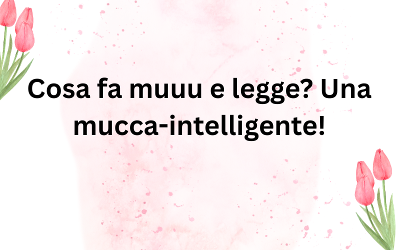 37 Barzellette per bambini: le più esilaranti 3 Cosa fa muuu e legge Una mucca intelligente